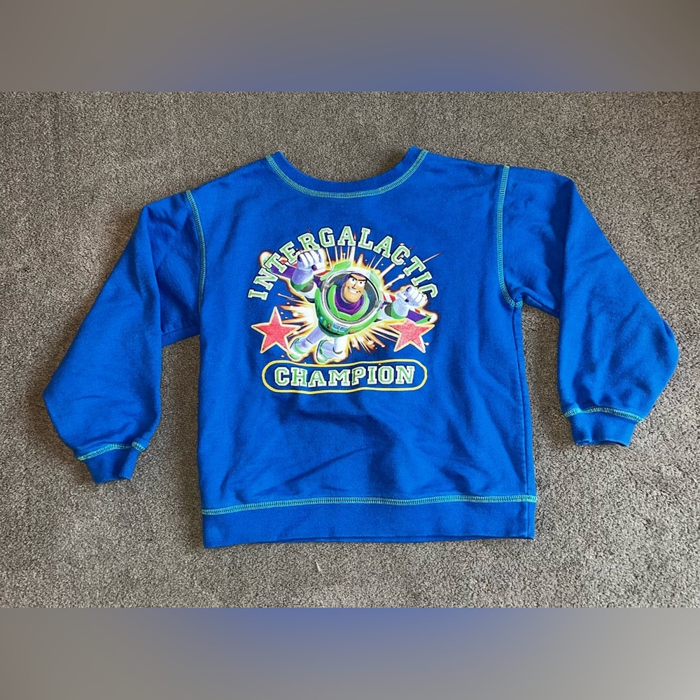Vintage Disney Youth size Medium Toy Story ‘Intergalactic Champion’ Sweatshirt
